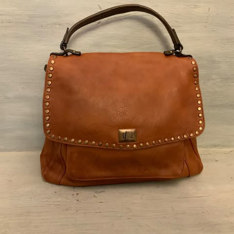 ChillX Brown Faux Leather Hobo Shoulder Bag Purse Good Condition