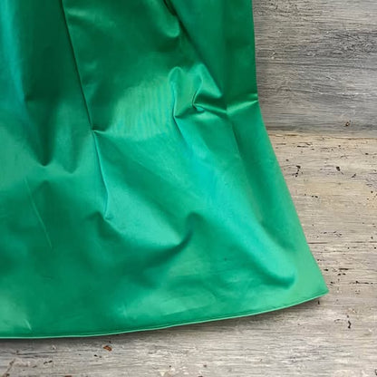 David’s Bridal Kelly Green Sleeveless Fit Flare Dress Size 12 Like New