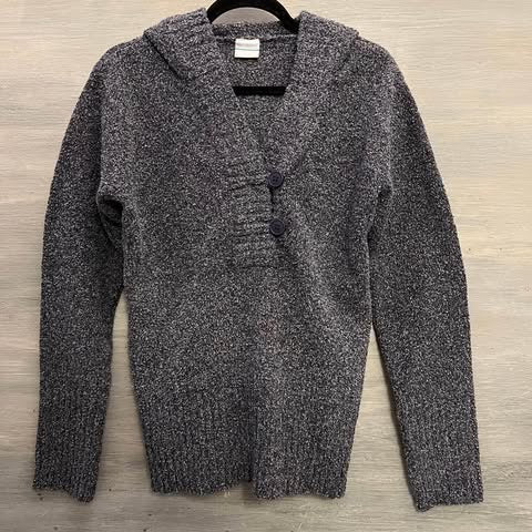 Columbia Navy Blue Hoodie Sweater Size Large Good Condition