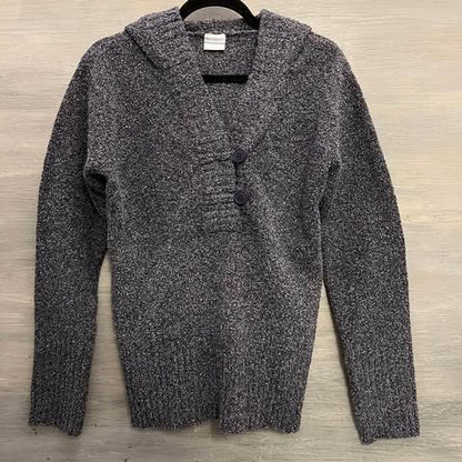 Columbia Navy Blue Hoodie Sweater Size Large Good Condition