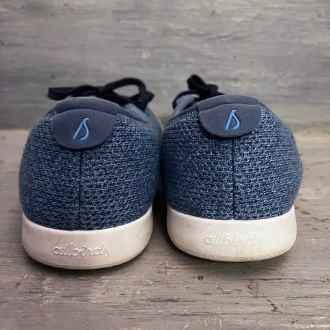 allbirds Tree Skipper Blue Mesh Casual Boat Shoes Size 12 Good Condition
