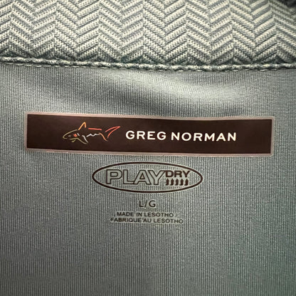 Greg Norman Teal Pullover Play Dry Golf Vest Large Like New
