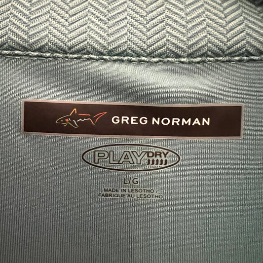 Greg Norman Teal Pullover Play Dry Golf Vest Large Like New