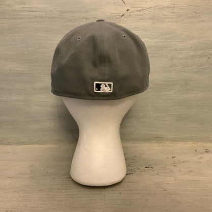 New Era 9Fifty Oakland A’s Gray Ball Cap Hat Size 7 (55.8cm) Good Condition