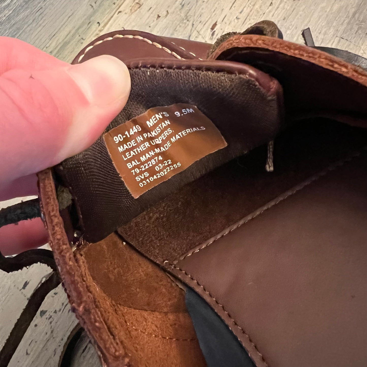 Dockers Men’s Brown Leather Lace Up Loafer Boat Shoes 9.5 Like New