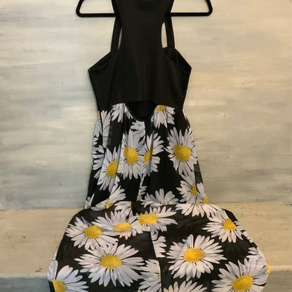 Crystal Doll Sunflower Maxi Dress Medium Like New