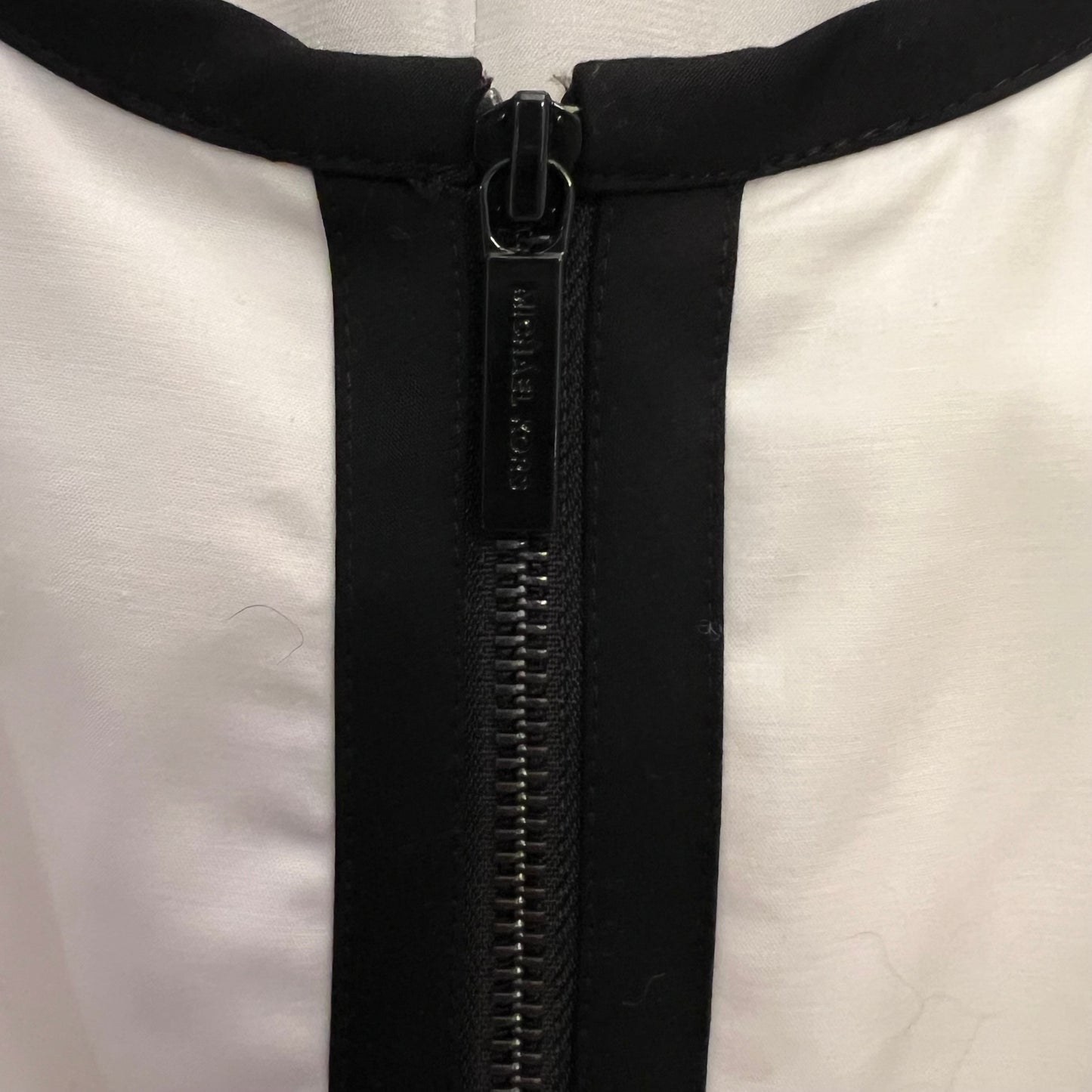 Michael Kors White Black Trim Sleeveless Dress Size 8 Good Condition