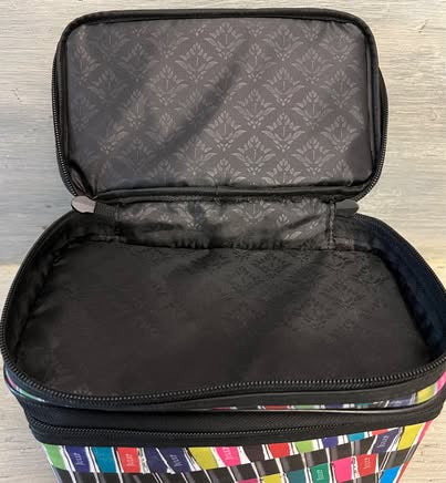 Julep Multicolor Makeup Nail Polish Nail Accessories Organizer Travel Bag Good Condition