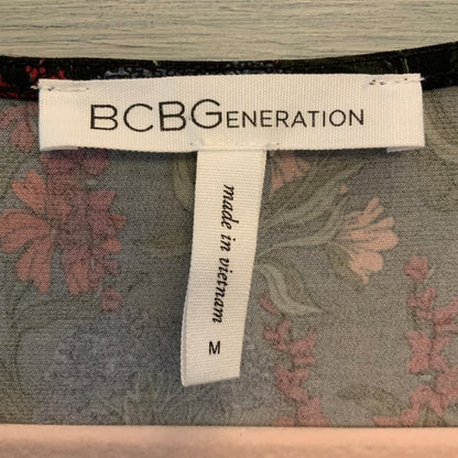 BCBGeneration Dress VNeck Pockets Floral Print Medium Like New