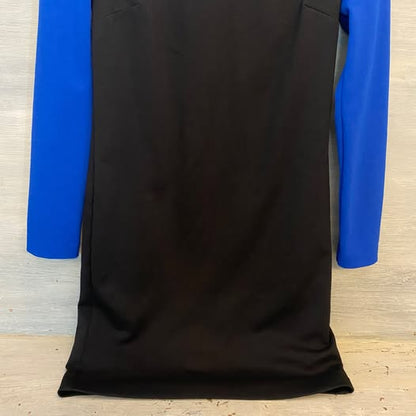 Michael Kors Royal Blue and Black Dress Size 2 Good Condition