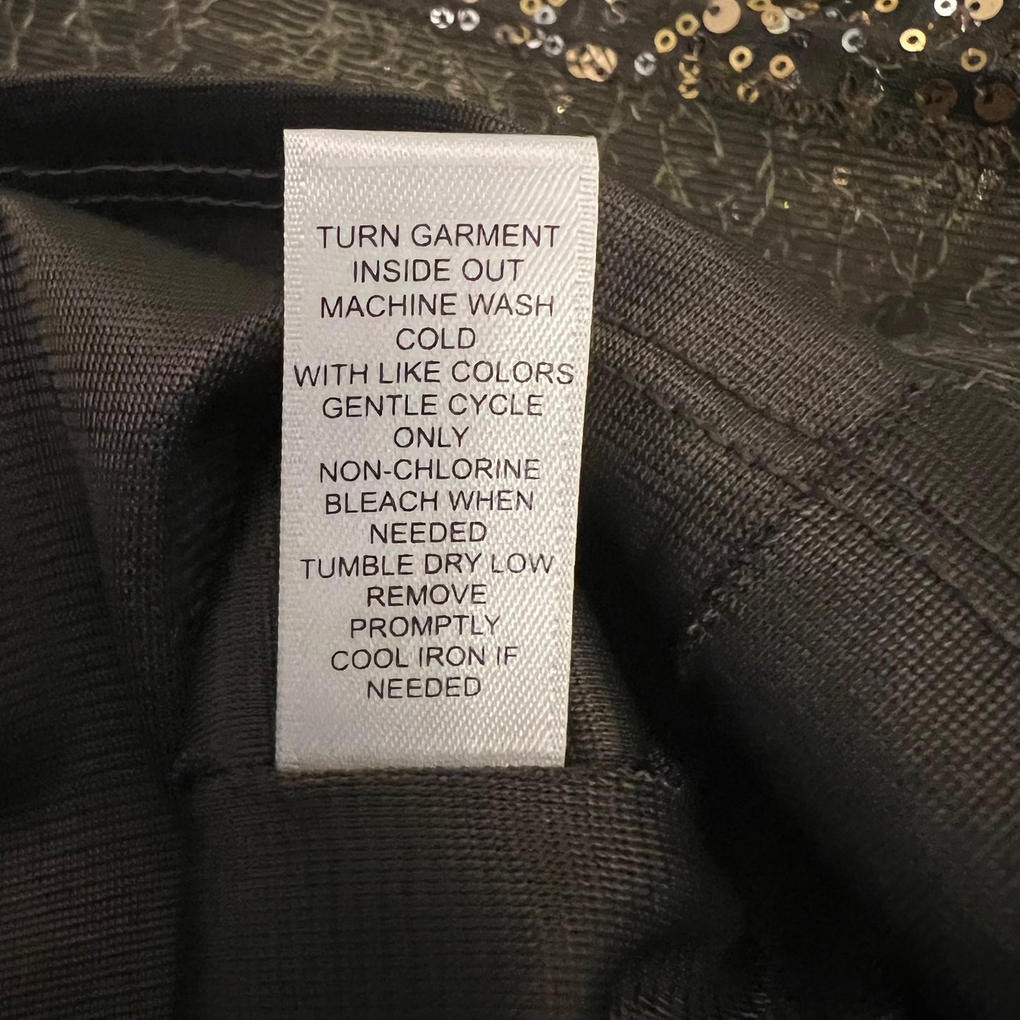 Cato Gold Silver Sequined Crop Top Blouse Size XL Like New