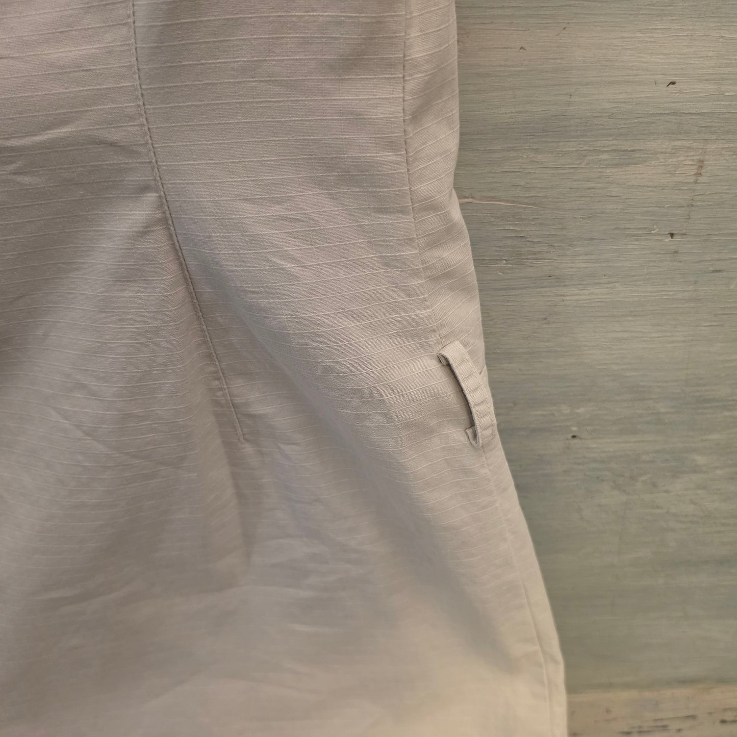 Ralph Lauren Polo Jeans Company 100% Cotton Khaki Shirt Dress w/ Belt Size 4 Good Condition