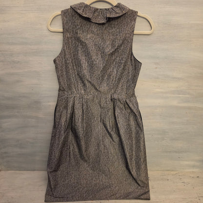 Marc New York Muted Leopard Print Sleeveless Knee Length Dress Size 6 Good Condition