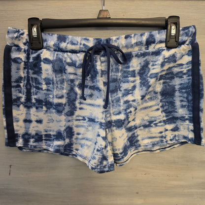 Lucky Brand Blue/White Knit Tie Dye Tank Top & Shorts Pajama Lounge Set Size Small Good Condition