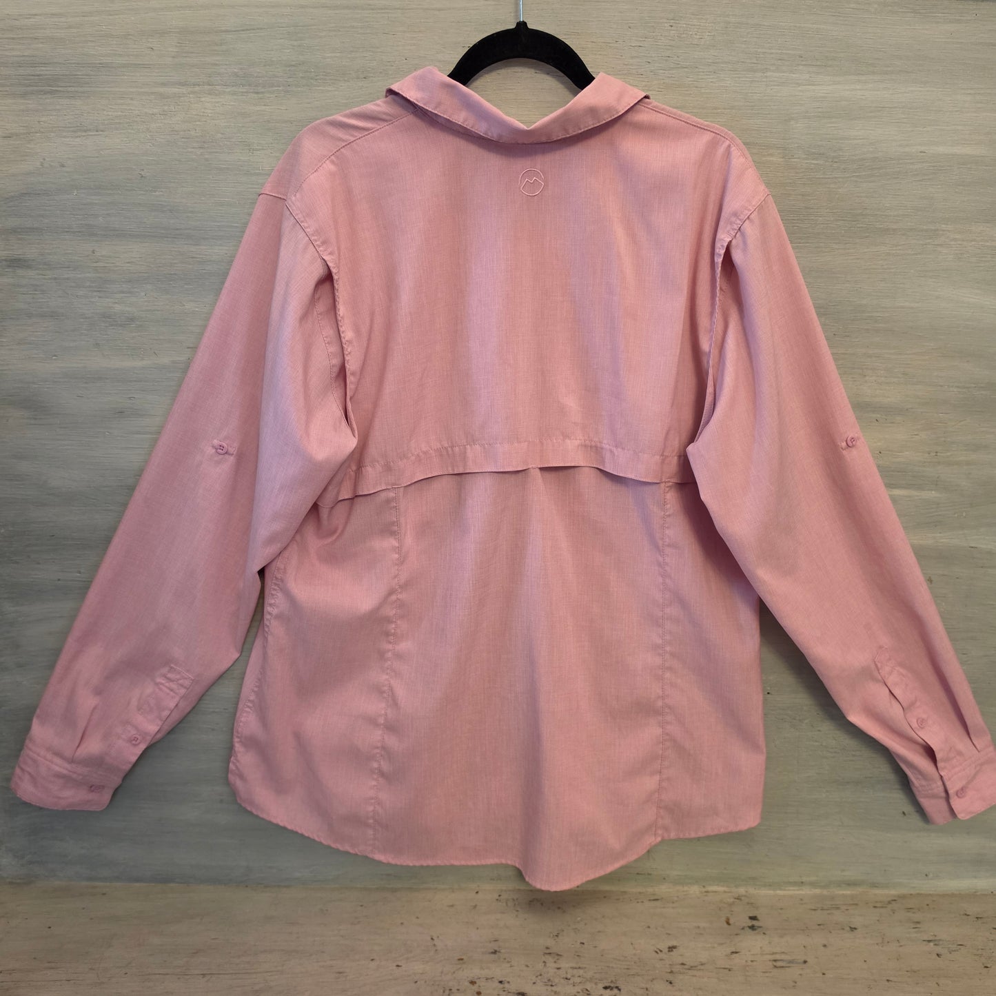 Magellan Outdoors Pink Classic Fit Fish Gear Button Down Shirt Size XXL Good Condition