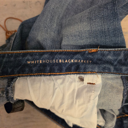 White House Black Market 73% Cotton "The Skimmer" Denim Skinny Jeans Size 10 Good Condition