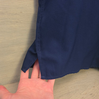 Ocean+Coast Navy Blue Ocean Advantage Lightweight Button Down Shirt Size 2XL Good Condition