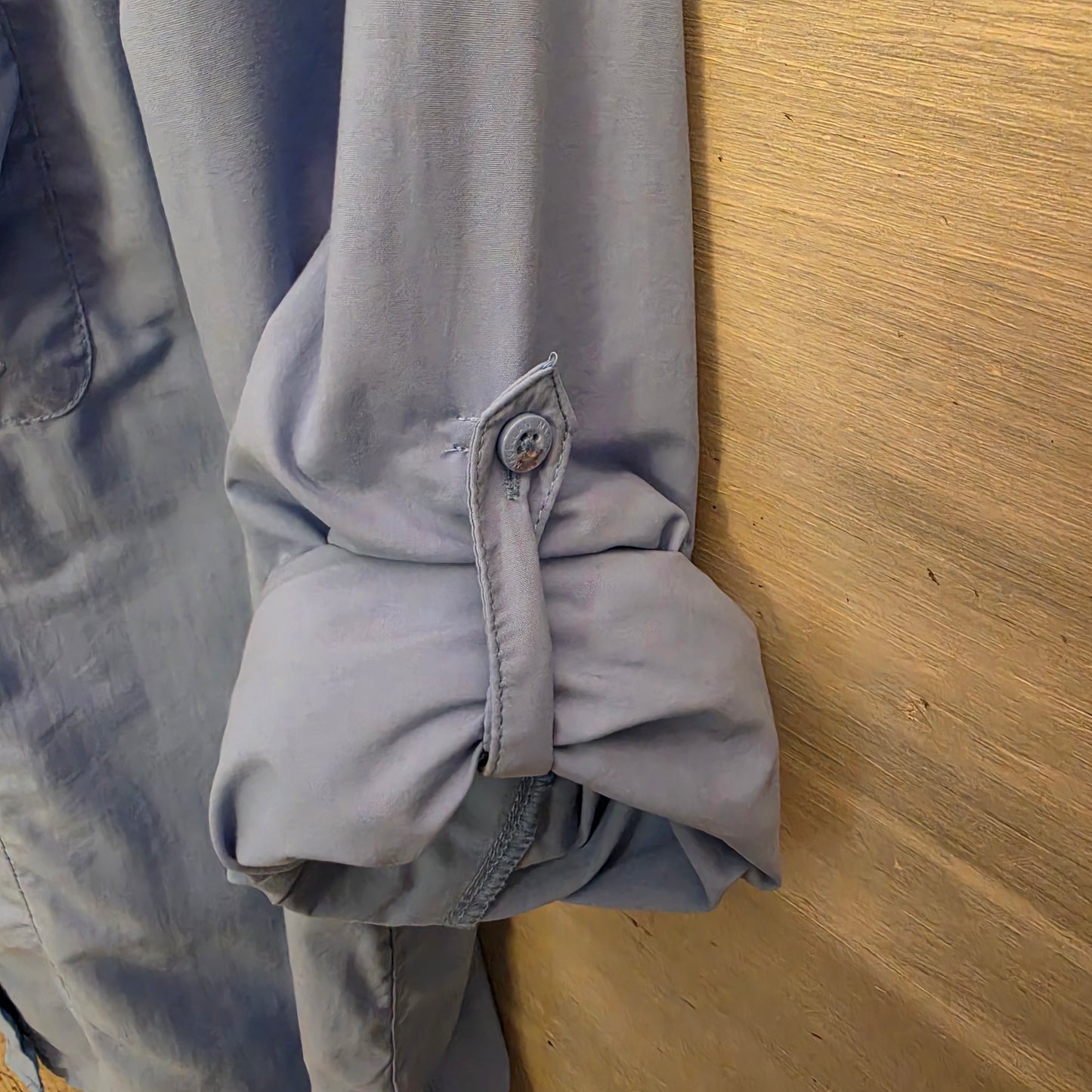 Magellan Outdoors Sky Blue Fish Gear Relaxed Fit Casual Button Down Shirt Size 2XL Good Condition