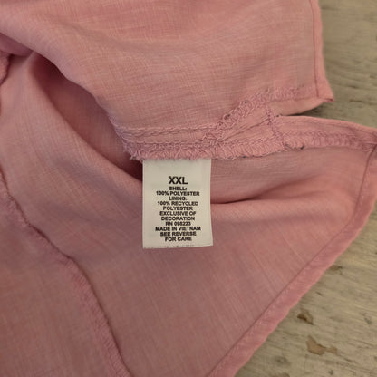Magellan Outdoors Pink Classic Fit Fish Gear Button Down Shirt Size XXL Good Condition