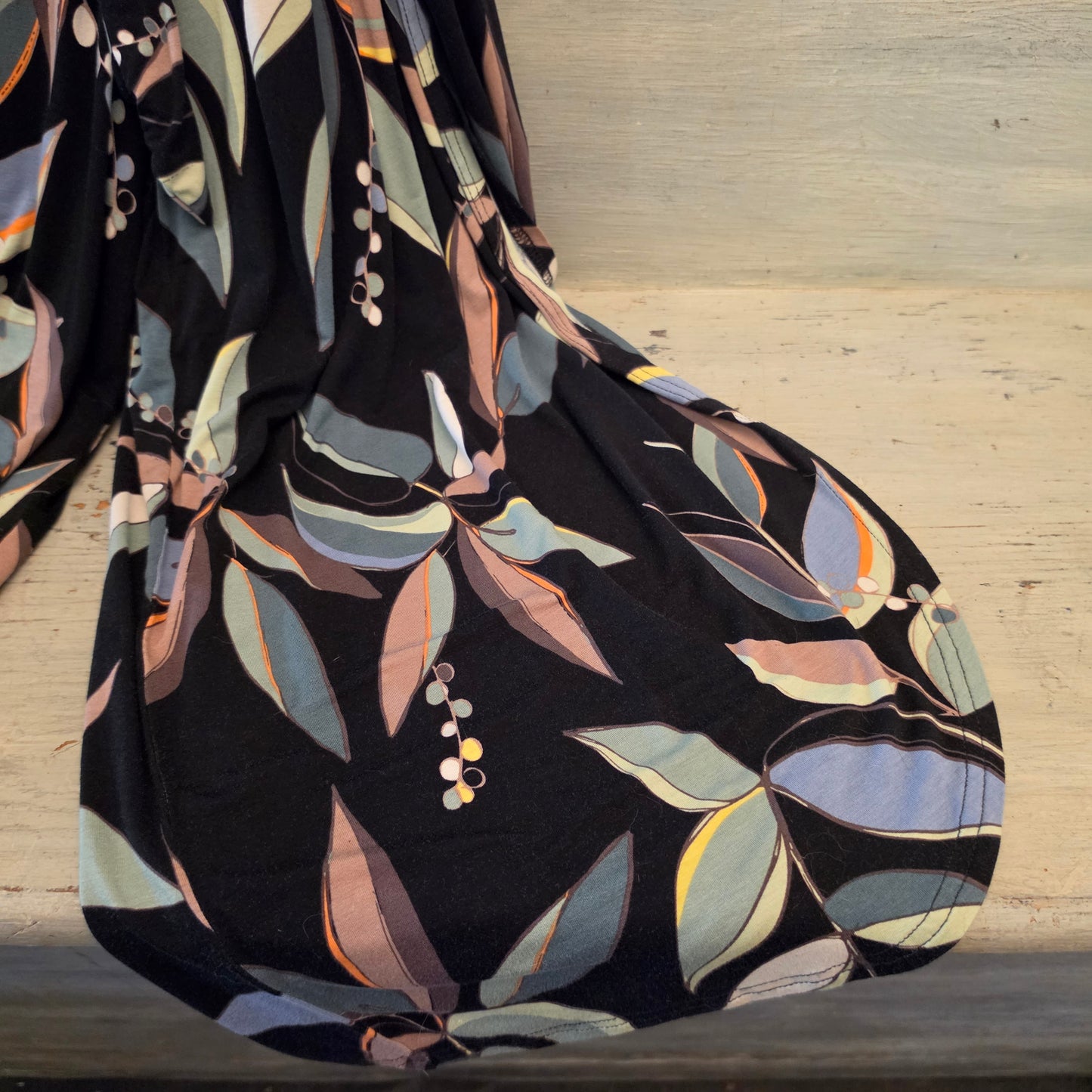 Lascana Colorful Abstract Floral Print Strapless Tie Waist Jumpsuit Size 12 Good Condition