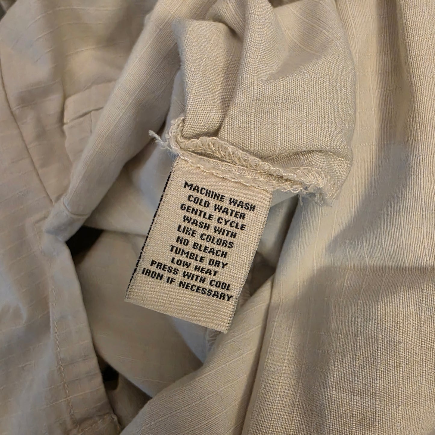 Ralph Lauren Polo Jeans Company 100% Cotton Khaki Shirt Dress w/ Belt Size 4 Good Condition