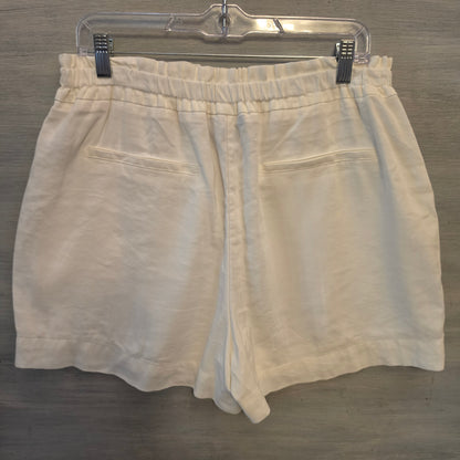 Simply Vera Vera Wang Cream Smocked Elastic Waist Lightweight Shorts Size Large Good Condition