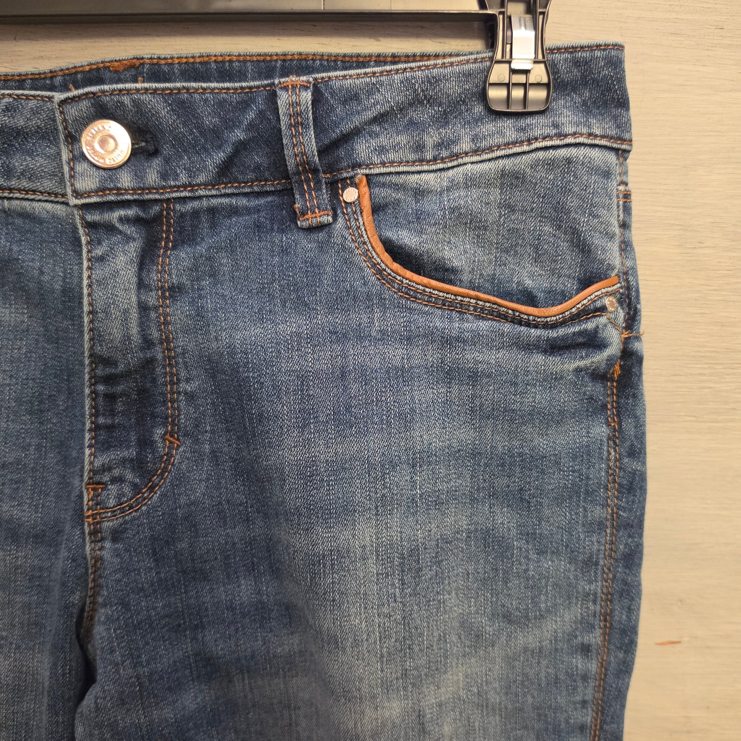 White House Black Market 73% Cotton "The Skimmer" Denim Skinny Jeans Size 10 Good Condition