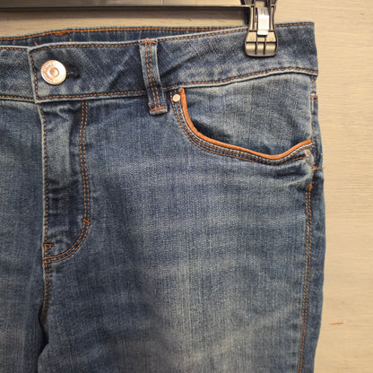 White House Black Market 73% Cotton "The Skimmer" Denim Skinny Jeans Size 10 Good Condition