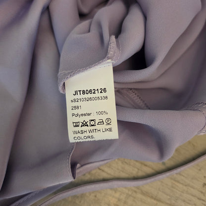 Shein Lavender Satiny Cowl Neck Spaghetti Strap Camisole Tank Blouse Size Large New with Tags