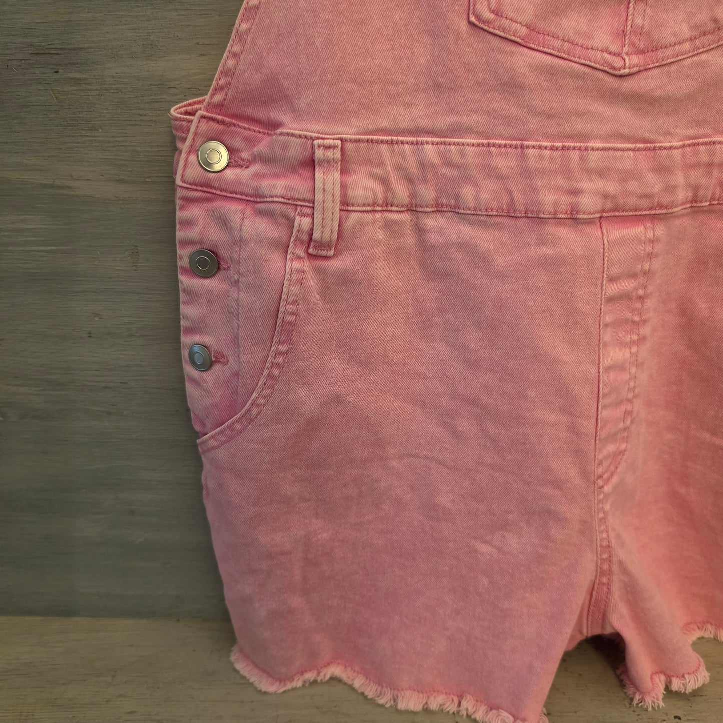 No Boundaries 99% Cotton Denim Bib Style Shortalls Size 3XL New with Tags