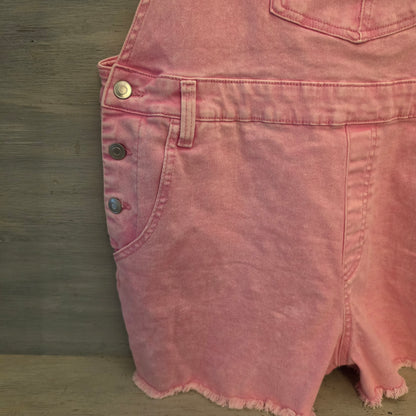No Boundaries 99% Cotton Denim Bib Style Shortalls Size 3XL New with Tags