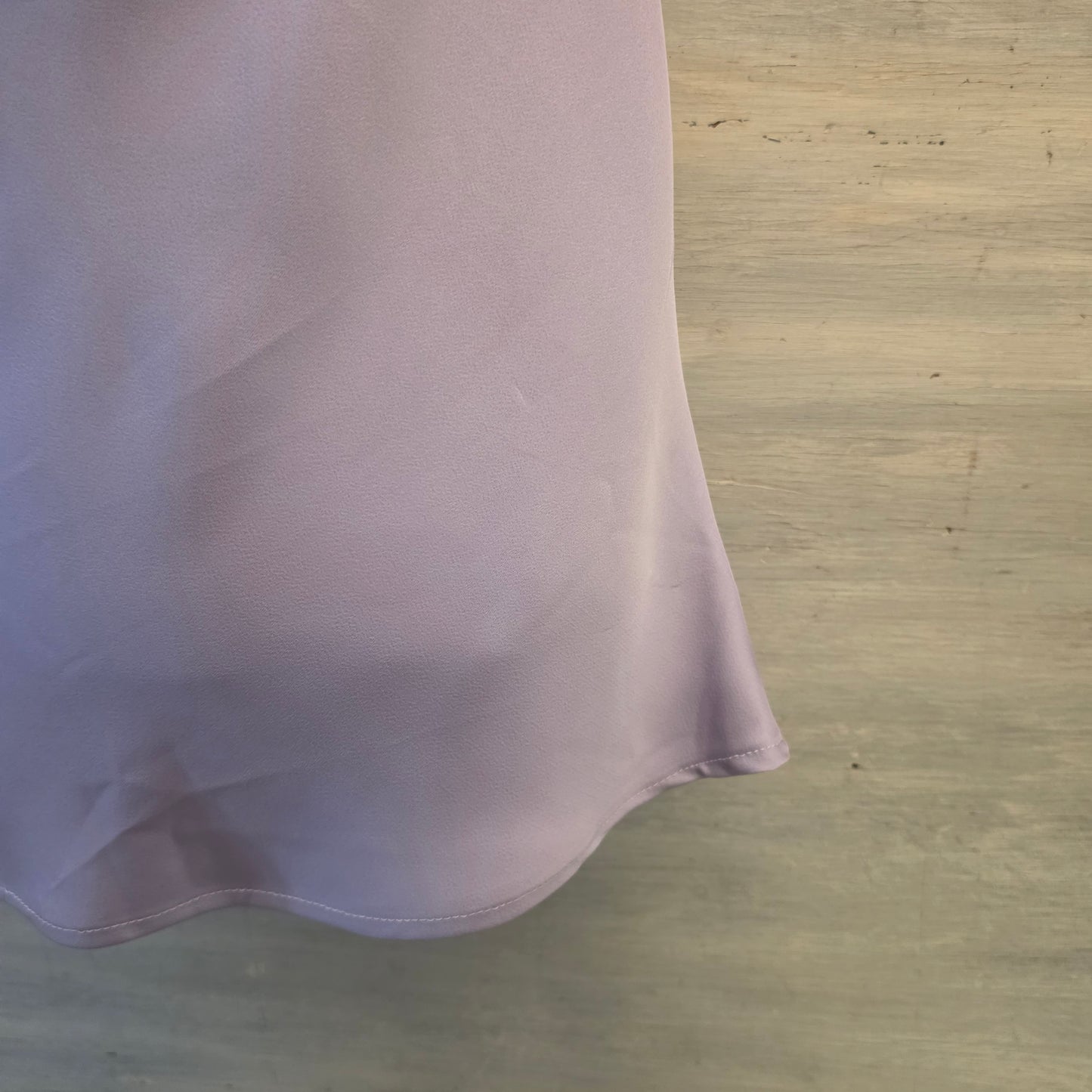 Shein Lavender Satiny Cowl Neck Spaghetti Strap Camisole Tank Blouse Size Large New with Tags