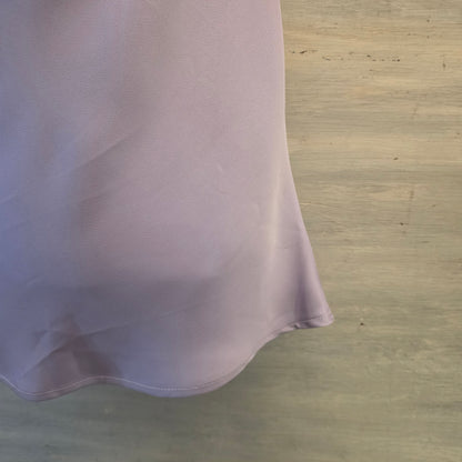 Shein Lavender Satiny Cowl Neck Spaghetti Strap Camisole Tank Blouse Size Large New with Tags