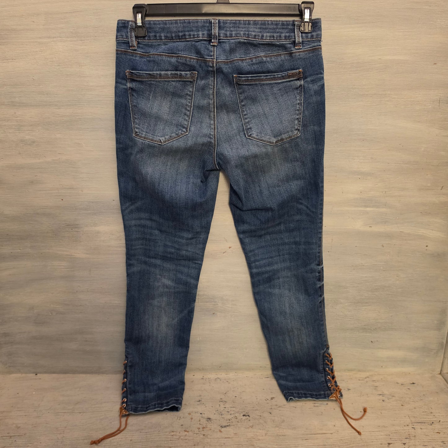 White House Black Market 73% Cotton "The Skimmer" Denim Skinny Jeans Size 10 Good Condition