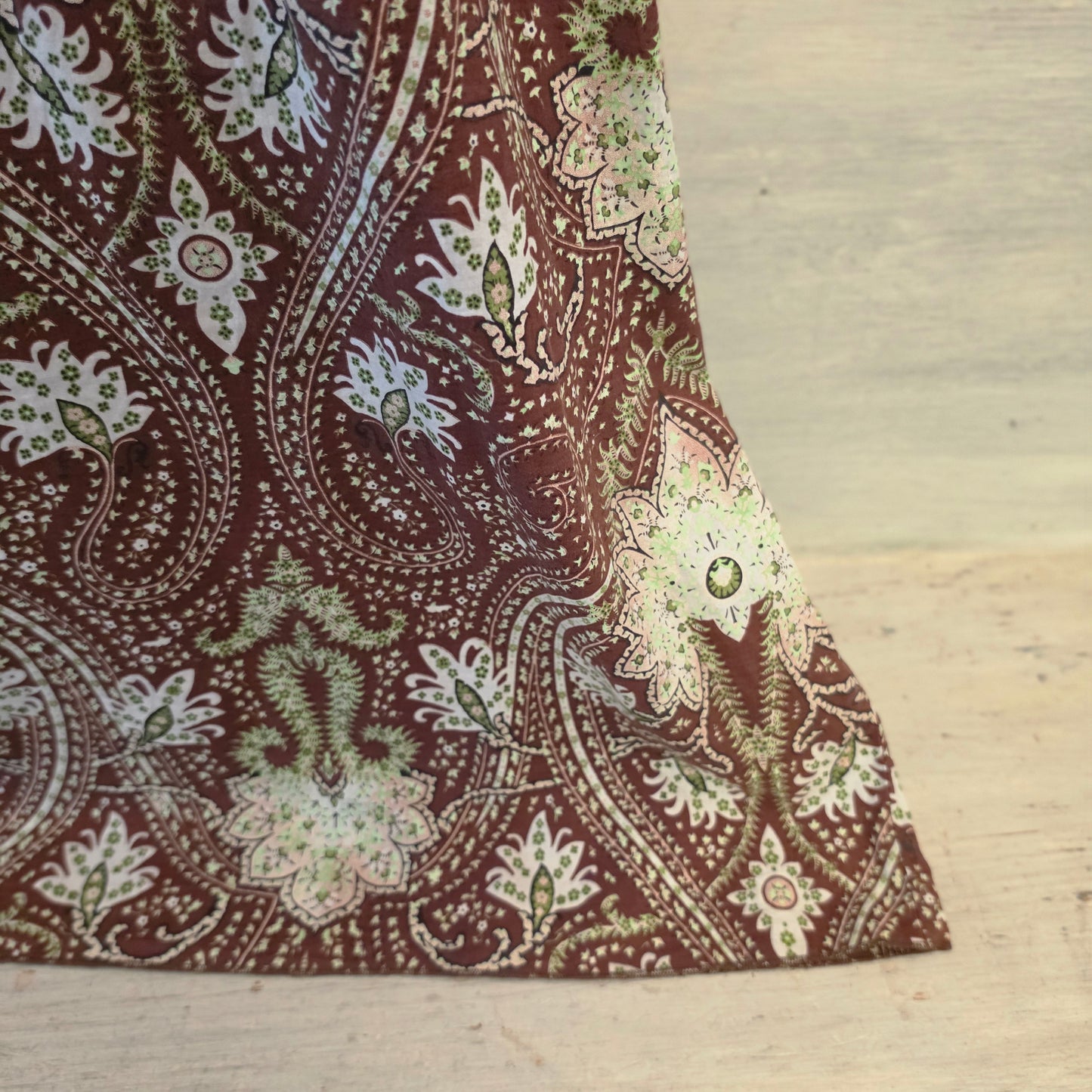 Xhilaration 100% Cotton Bohemian Paisley Print Halter Neck Mini Dress Size XL Good Condition