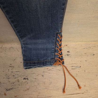White House Black Market 73% Cotton "The Skimmer" Denim Skinny Jeans Size 10 Good Condition