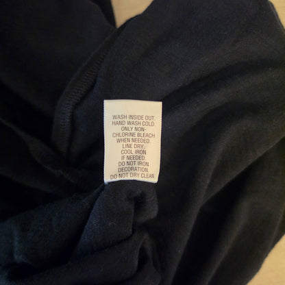 Sonoma Black Beaded Neckline Tank Style Sleeveless Maxi Dress Size Medium Good Condition