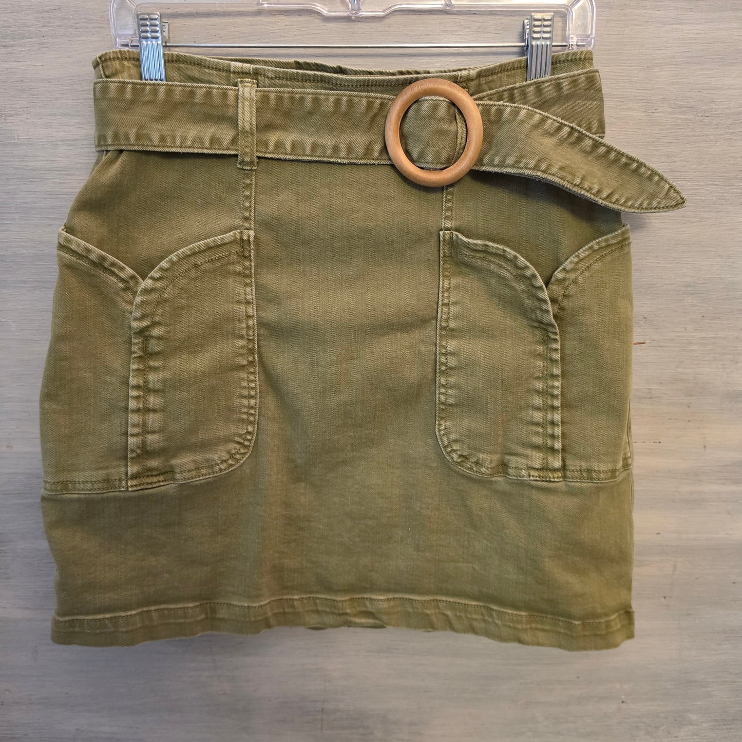Pilcro & the Letterpress by Anthropologie "Charlie" Denim Mini Skirt Size U.S. 6 Good Condition
