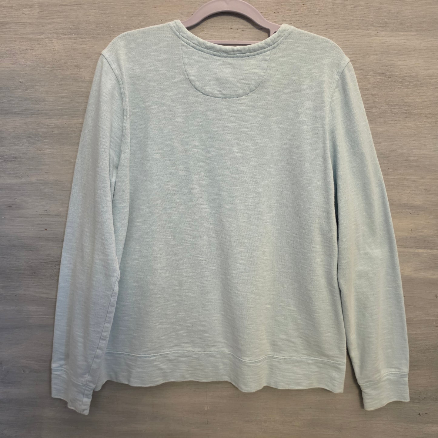 Orvis 100% Cotton Mountain Skyline Graphic Print Crewneck Sweatshirt Size Large Good Condition