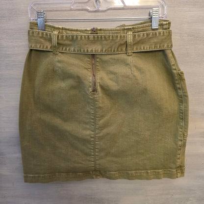 Pilcro & the Letterpress by Anthropologie "Charlie" Denim Mini Skirt Size U.S. 6 Good Condition