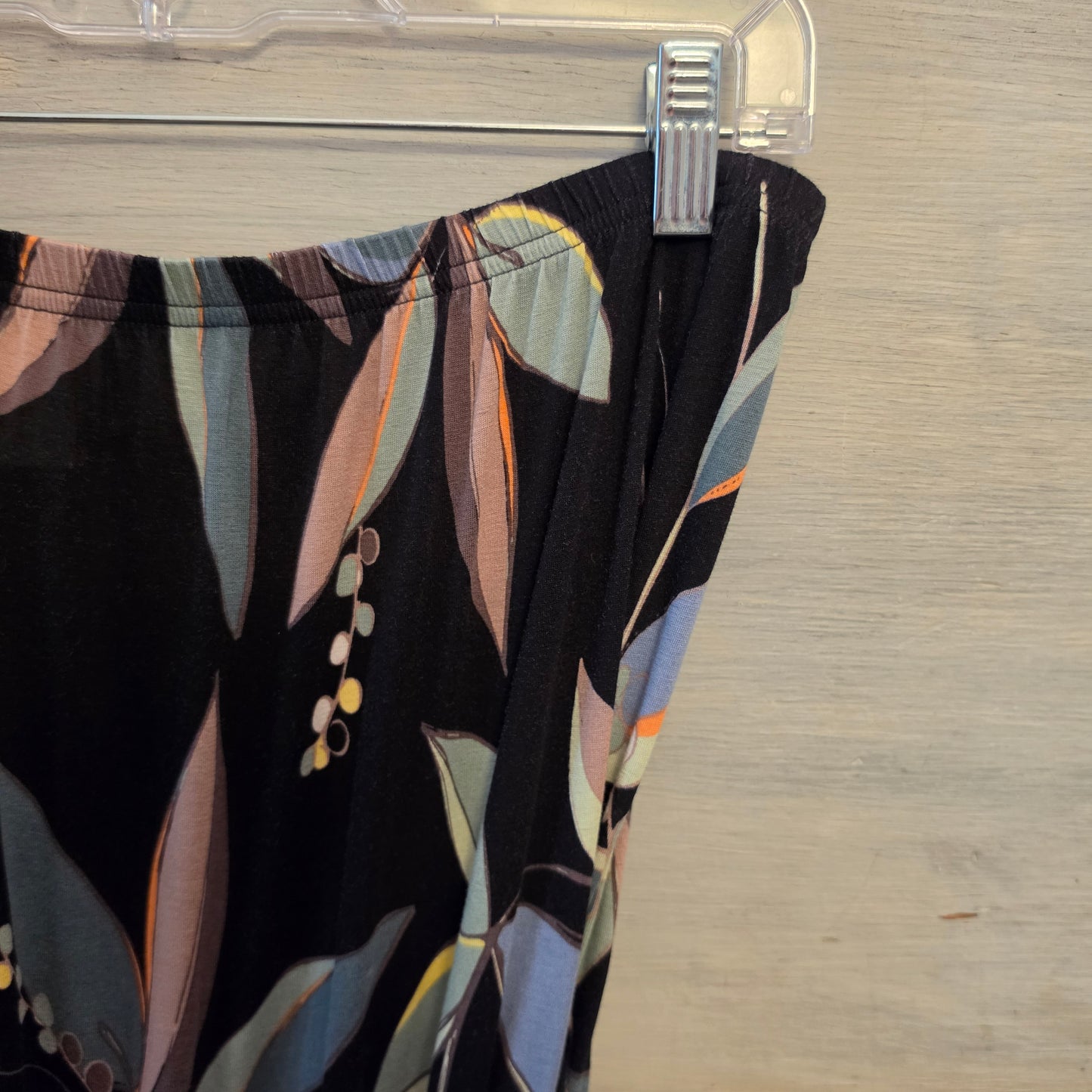 Lascana Colorful Abstract Floral Print Strapless Tie Waist Jumpsuit Size 12 Good Condition