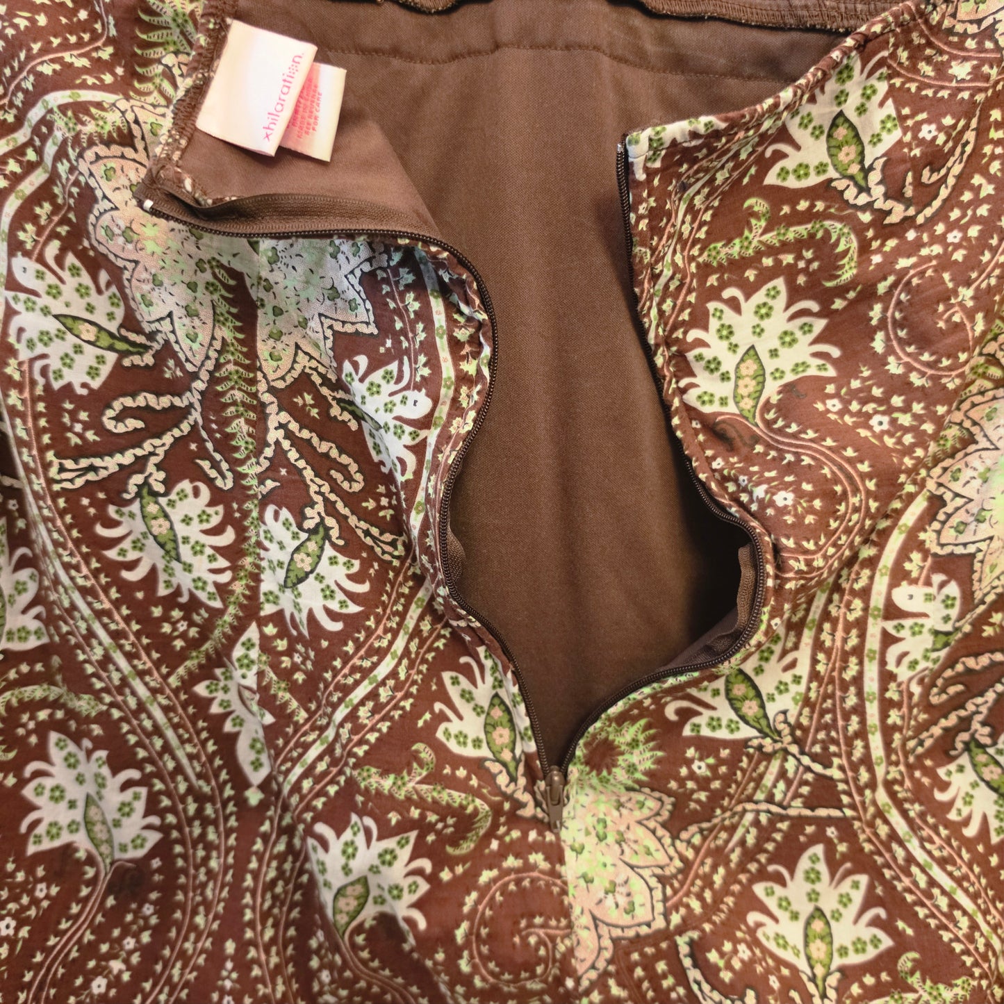 Xhilaration 100% Cotton Bohemian Paisley Print Halter Neck Mini Dress Size XL Good Condition