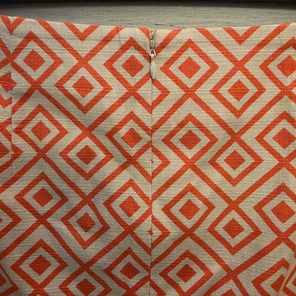 Ann Taylor 98% Cotton Abstract Geometric Print Tailored Mini Skirt Size 8 Good Condition